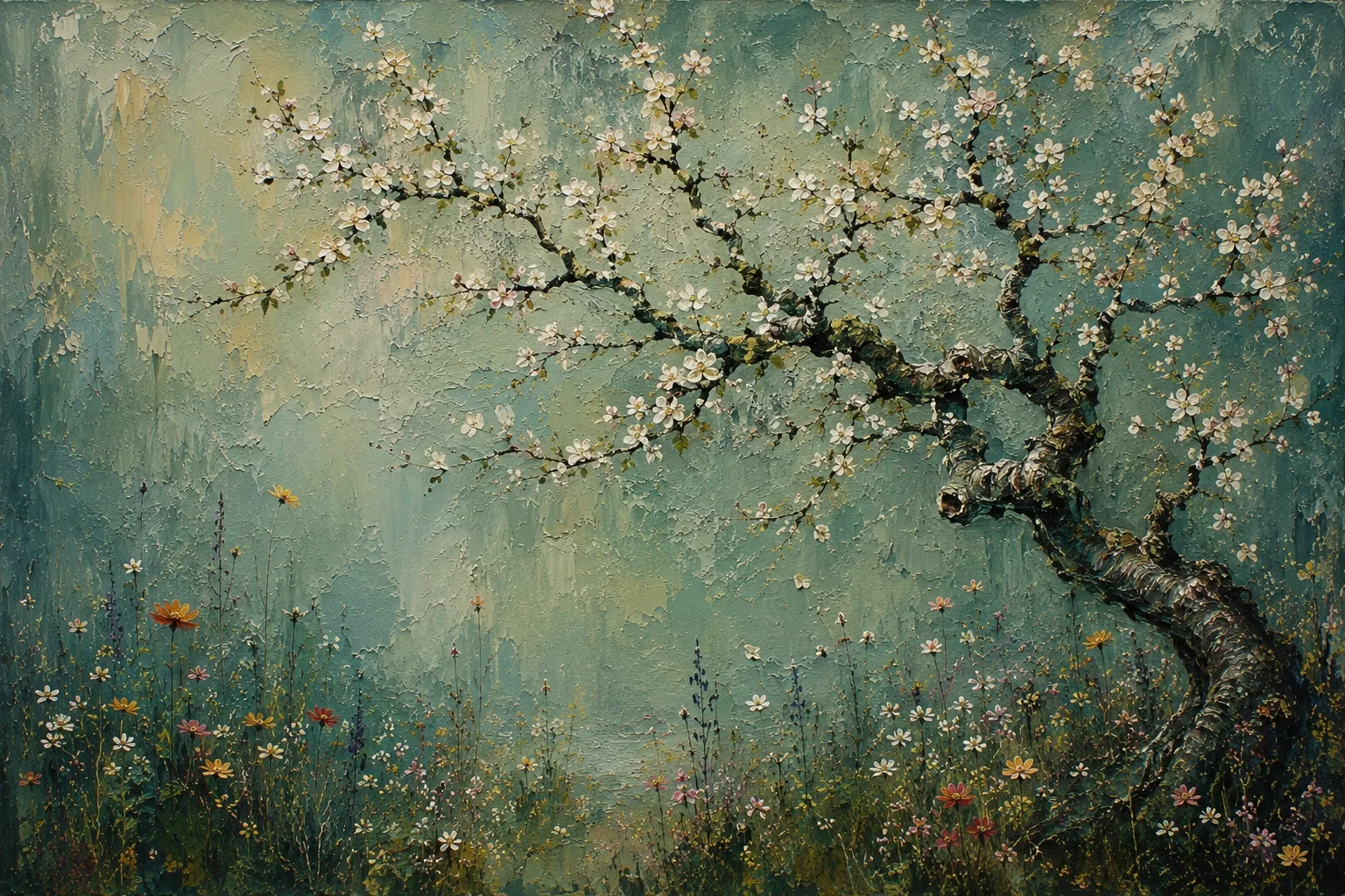 Blossom tree painting